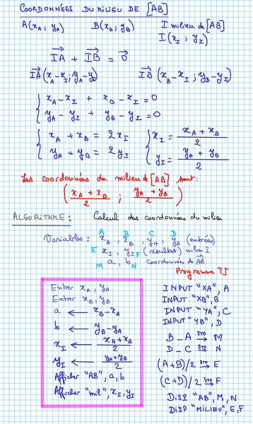 20120302-Vecteurs-CoordonneesDuMilieu-Algorithme.png