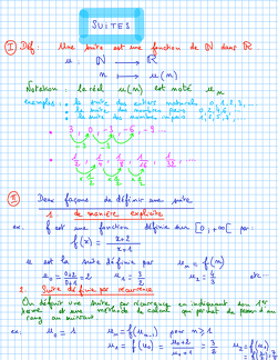 Maths en première S